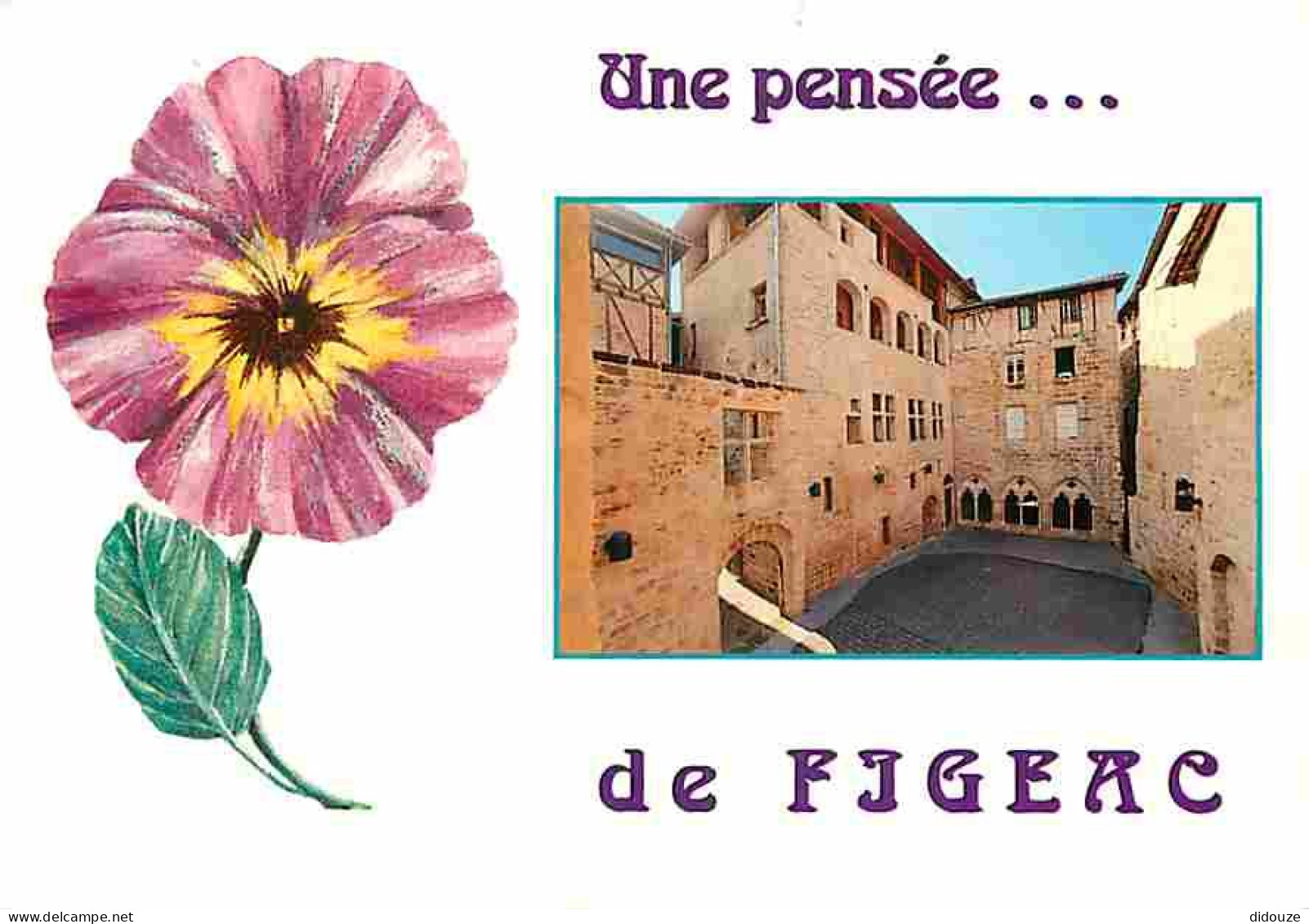 46 - Figeac - La Place Des écritures - CPM - Voir Scans Recto-Verso - Figeac