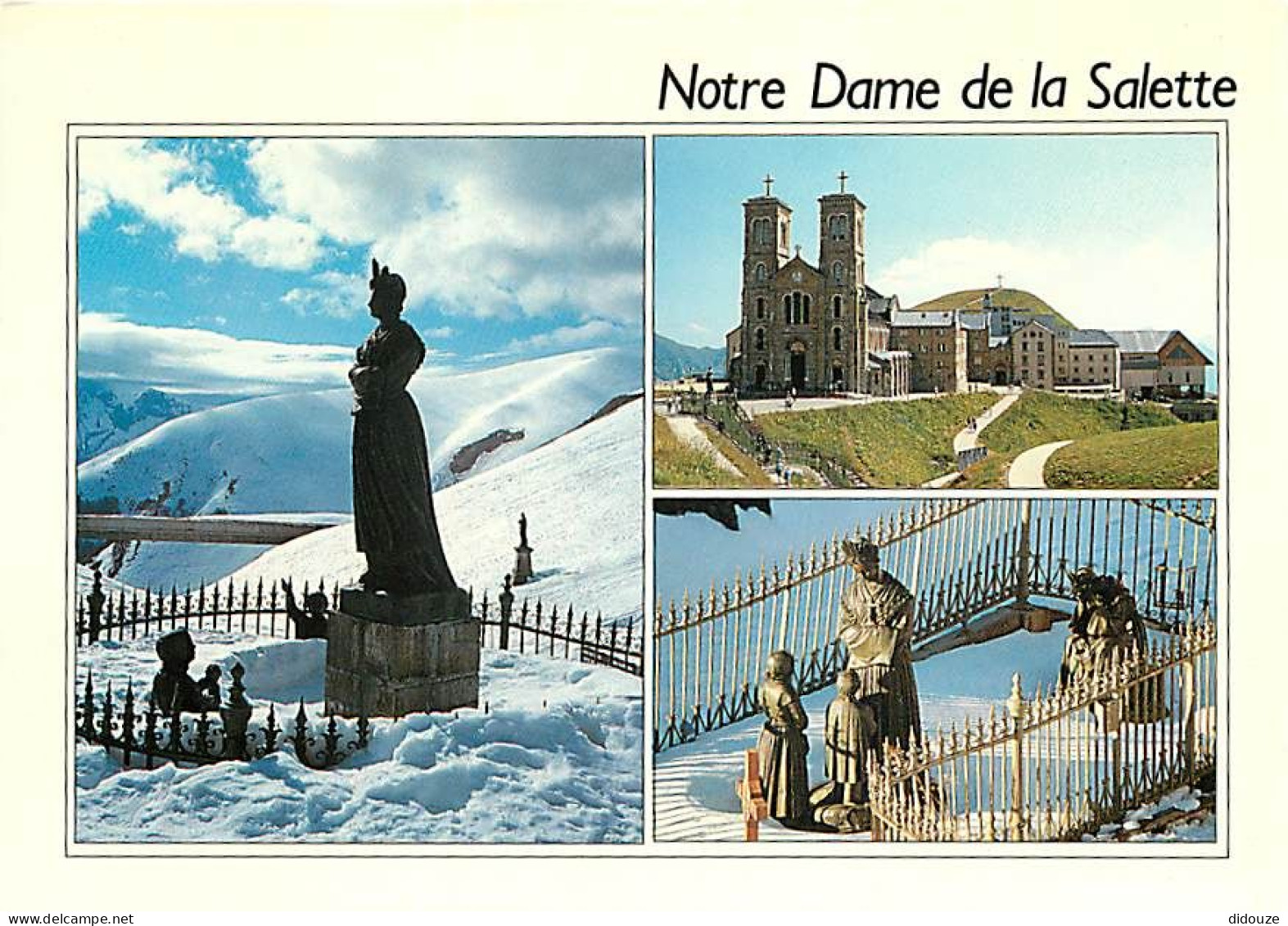 38 - La Salette - Sanctuaire Notre Dame De La Salette - Multivues - Hiver - Neige - Carte Neuve - Lieu De Pèlerinage - C - La Salette