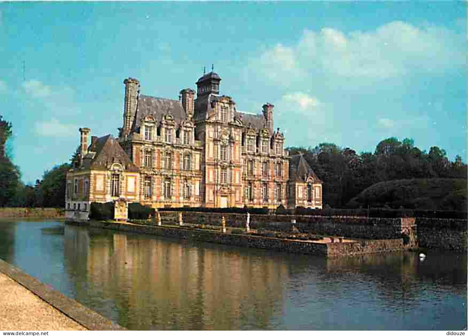 27 - Beaumesnil - Le Château - Flamme Postale De Beaumont Le Roger - CPM - Voir Scans Recto-Verso - Beaumesnil