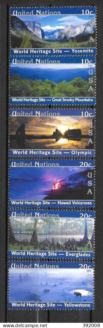 2003 - 916 à 921 **MNH - Ungebraucht