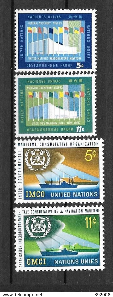 1963 - 115 à 116 + 119 à 120 **MNH - Ungebraucht