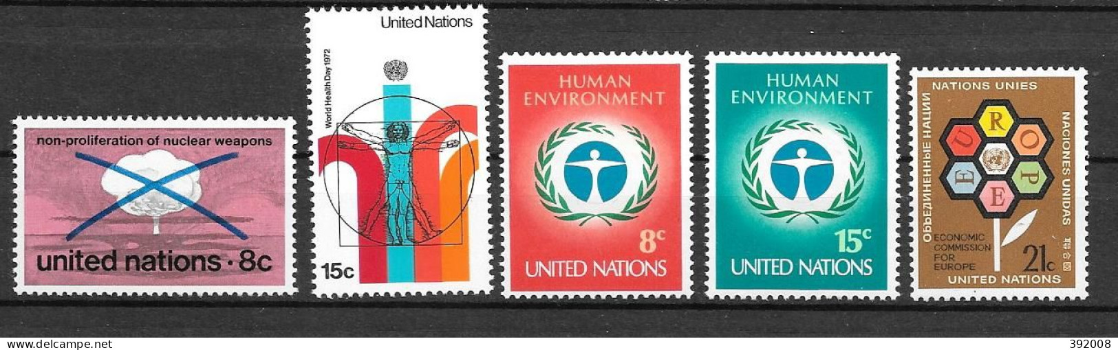 1972 - 220 à 224 **MNH - Unused Stamps