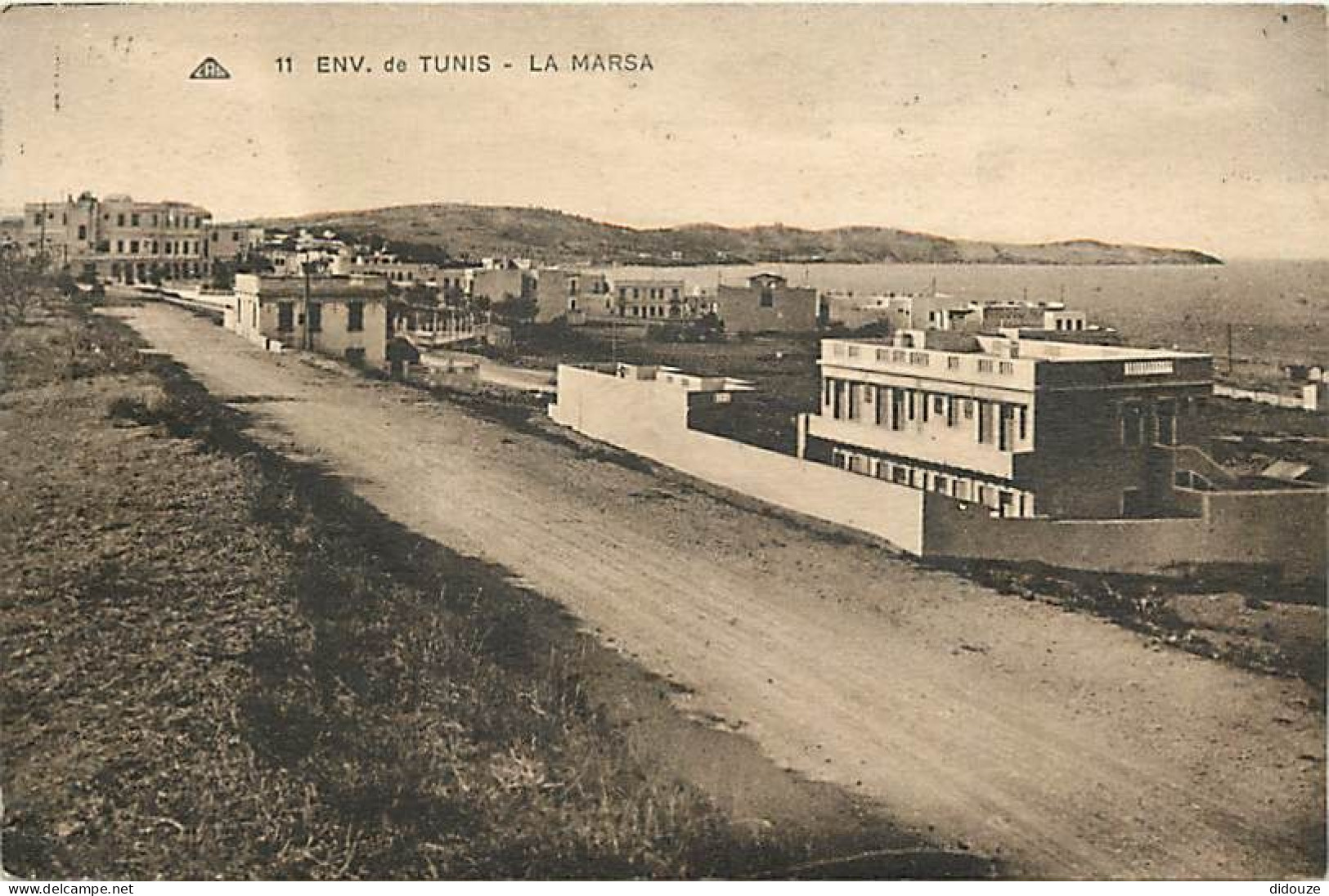 Tunisie - La Marsa - Vue Générale - CPA - Oblitération Ronde De 1934 - Voir Scans Recto-Verso - Tunisia