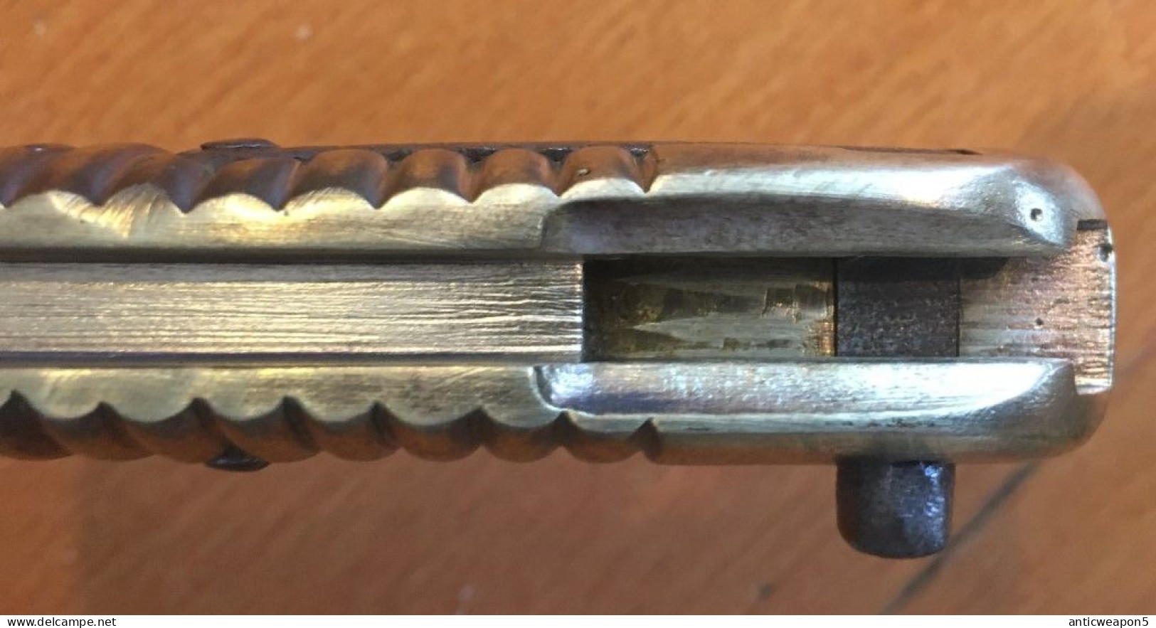 Baïonnette de fusil Chasspot. France. M1866 (724) Du fabricant seulement P en cercle. Croix Z 12654