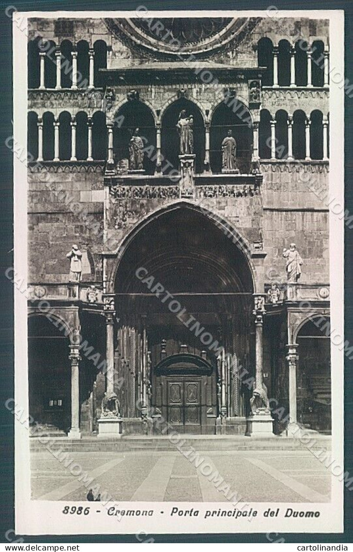 Cremona Città Duomo Porta Principale Foto Cartolina JK2388 - Como