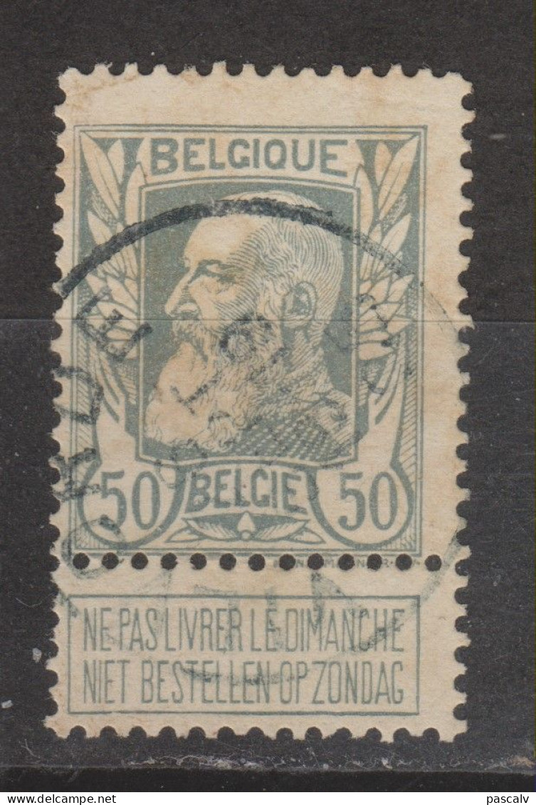 COB 78 Oblitération Centrale VILVORDE - 1905 Thick Beard