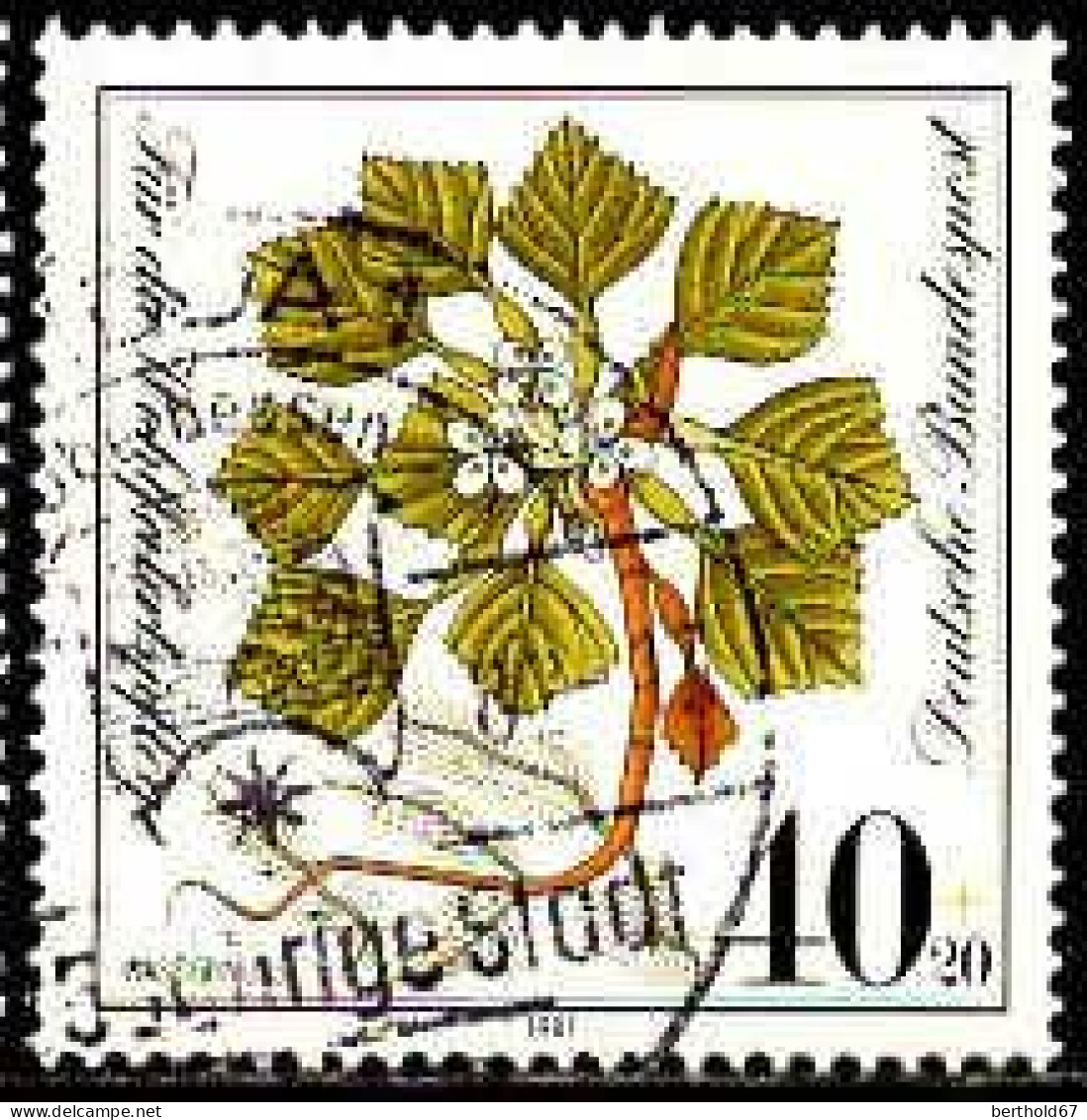 RFA Poste Obl Yv: 940/943 Wohlfahrtspflege Plantes Menacées (Beau Cachet Rond) (Thème) - Other & Unclassified
