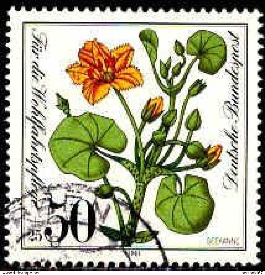 RFA Poste Obl Yv: 940/943 Wohlfahrtspflege Plantes Menacées (Beau Cachet Rond) (Thème) - Otros & Sin Clasificación