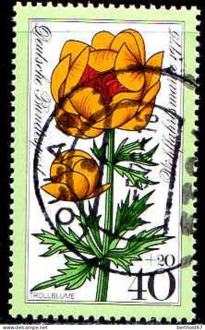 RFA Poste Obl Yv: 716/719 Bienfaisance Fleurs Des Alpes (Beau Cachet Rond) (Thème) - Otros & Sin Clasificación