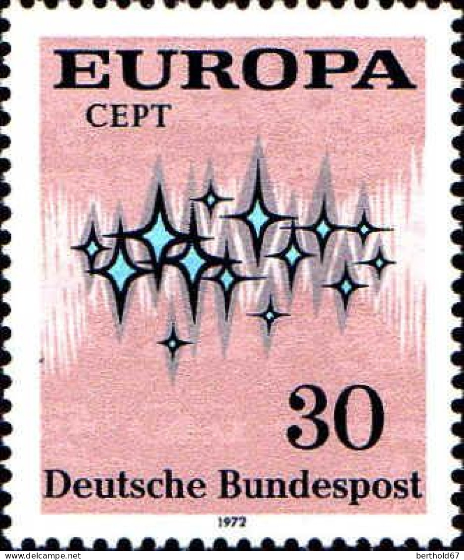RFA Poste N** Yv: 567/568 Europa Cept Spectre (Thème) - 1972