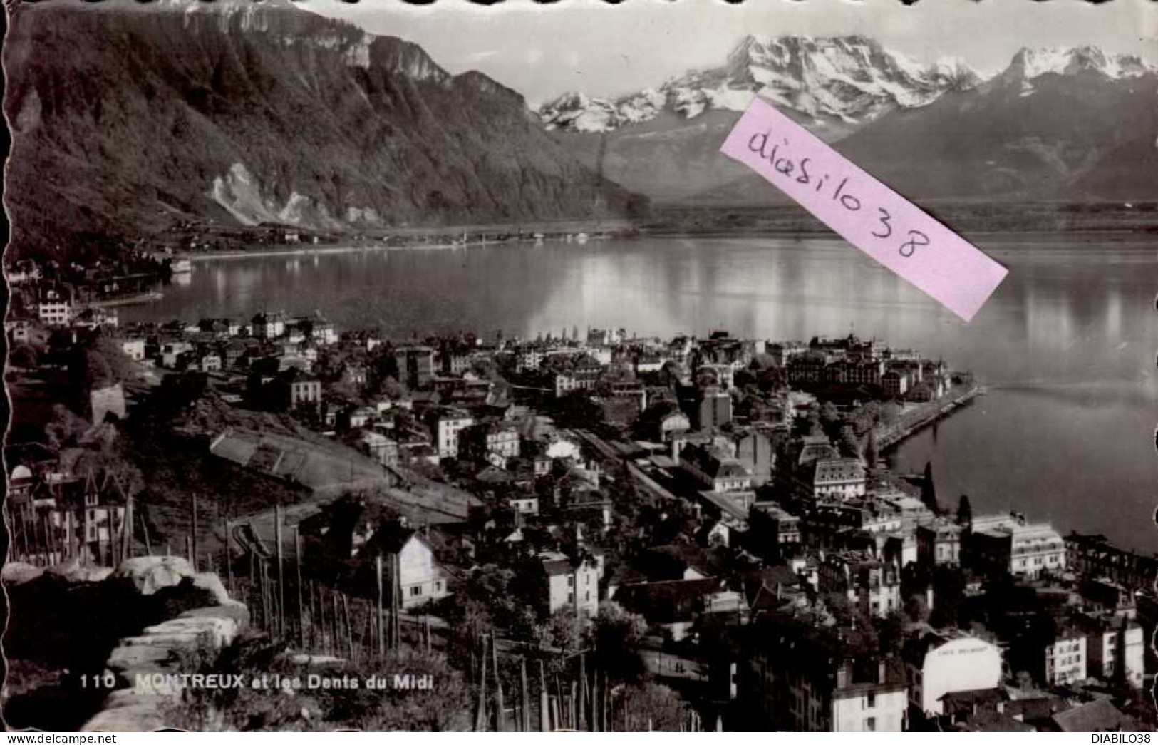 MONTREUX    ( SUISSE )   ET LES DENTS DU MIDI    ( VAUD ) - Montreux