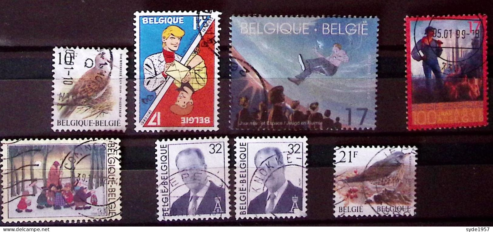 Belgique 1998 8 Timbres Oblitérés, Liste COB Ci-dessous - Gebruikt