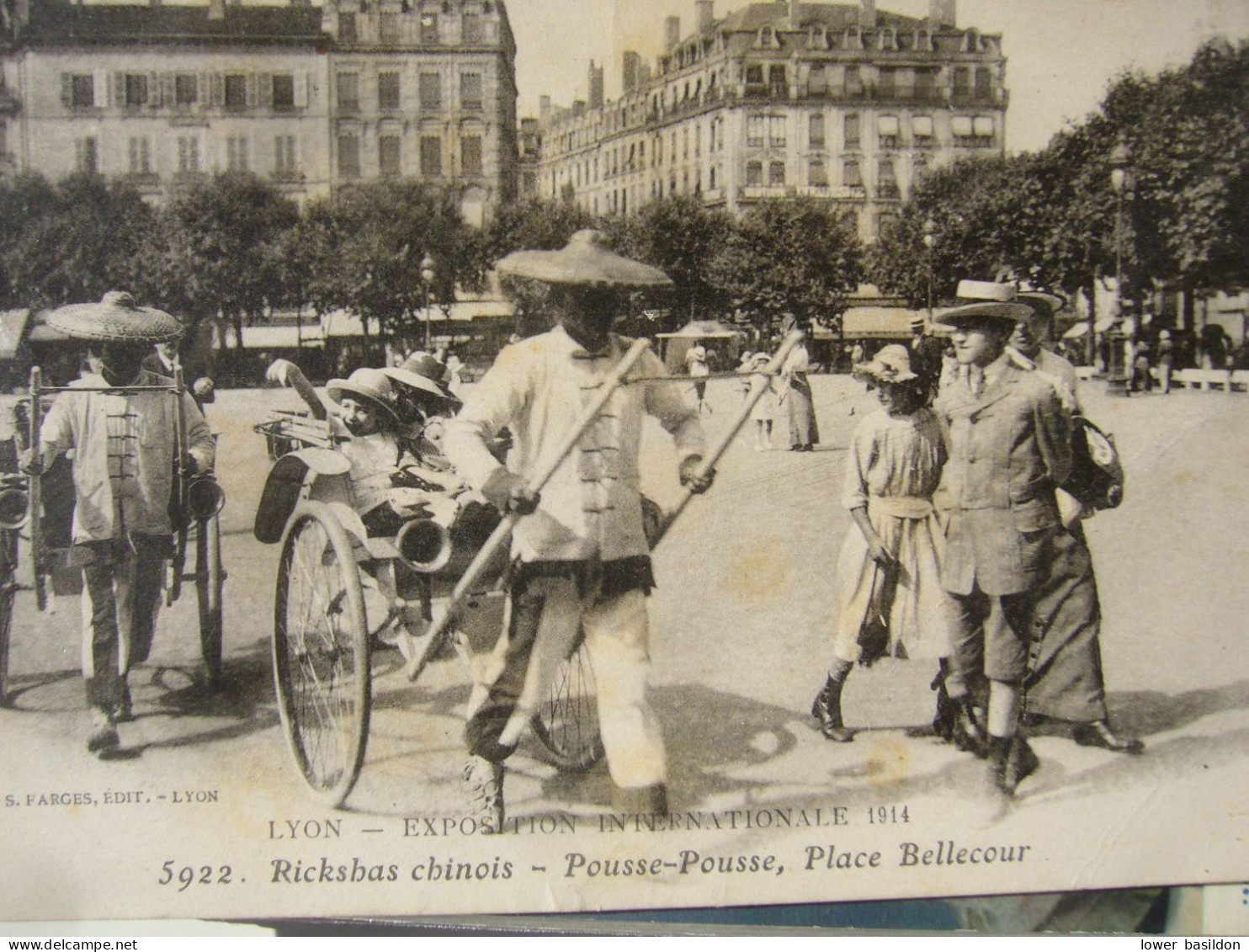 EXPO   1914   Pousse-pousse Chinois - Autres & Non Classés