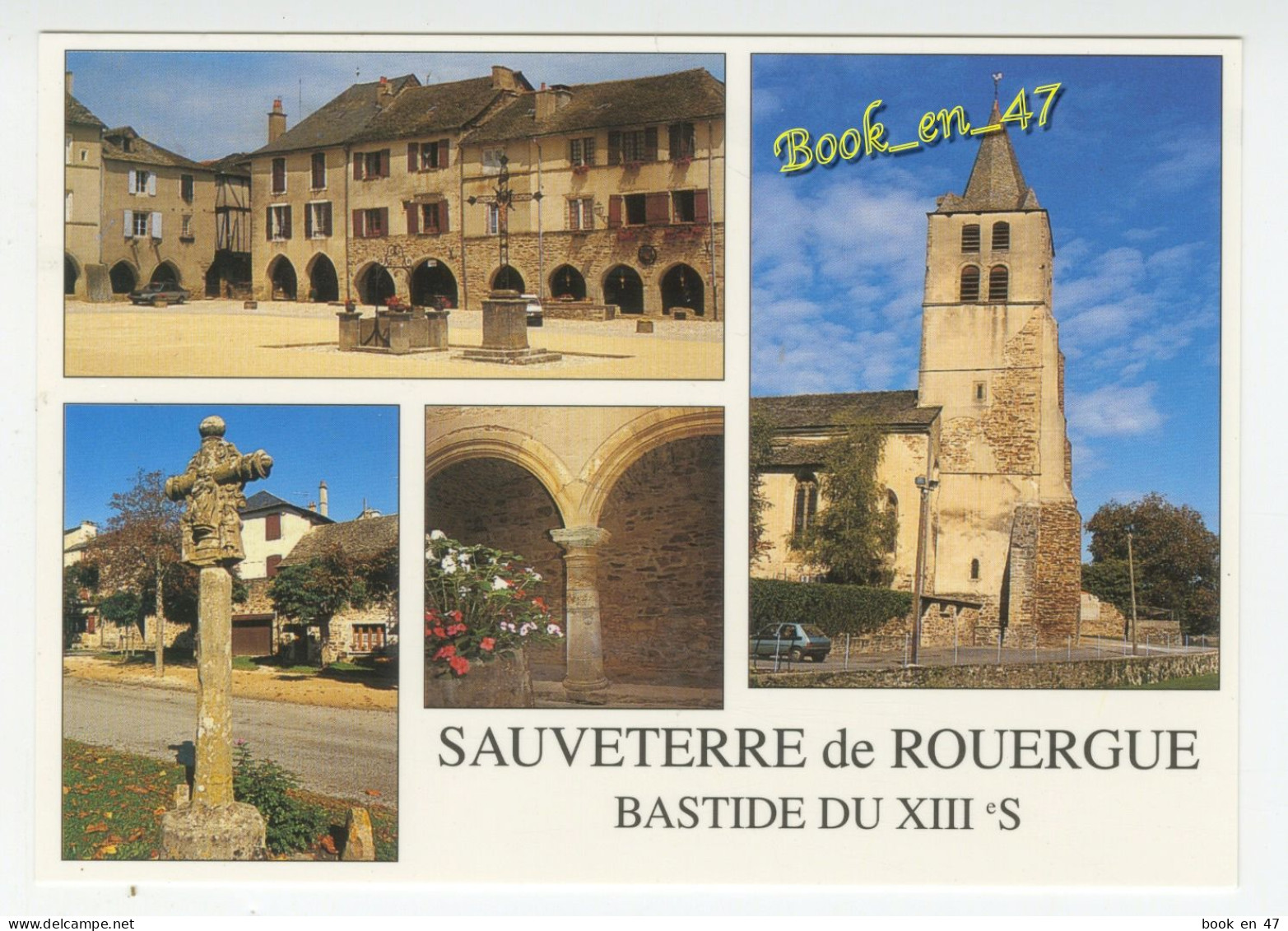 {87308} 12 Aveyron Sauveterre De Rouergue , Bastide Du XIIIè Siècle , Multivues ; Divers Aspects Du Village - Other & Unclassified