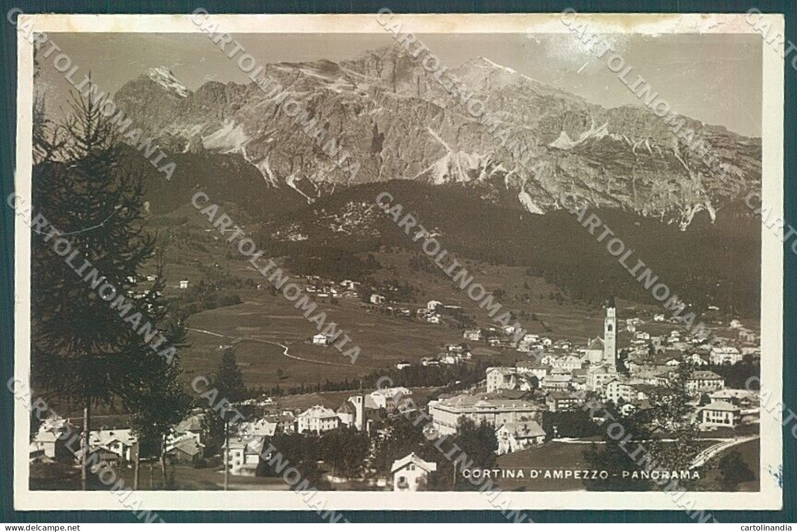 Belluno Cortina D'Ampezzo ABRASA Foto Cartolina JK4225 - Belluno