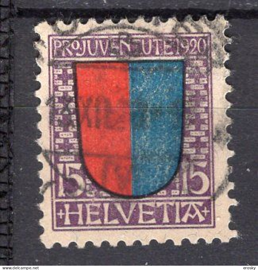 T2777 - SUISSE SWITZERLAND Yv N°178 Pro Juventute Defecteuse - Used Stamps