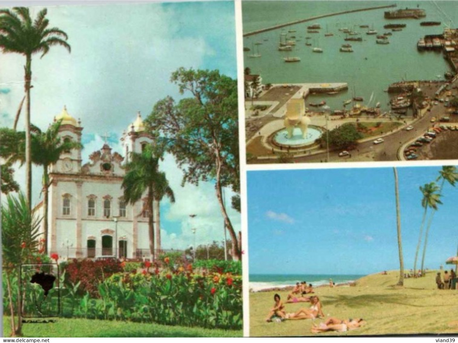 SALVADOR. -  Senhor Do Bonfim Church; Visconde De Cayru Square ; Alla Garden  -  1982 - Salvador De Bahia