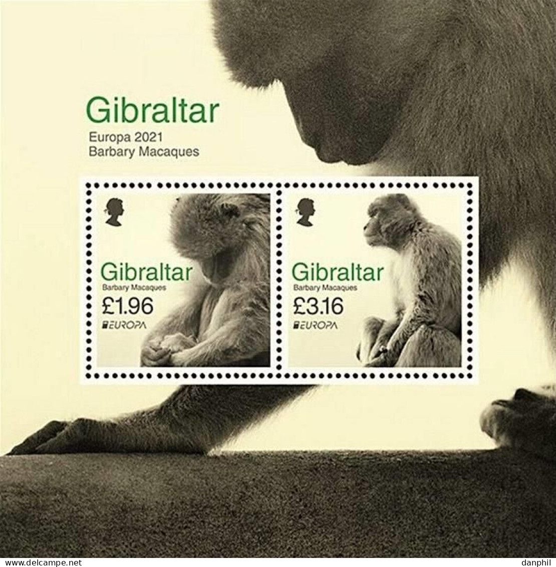 Gibraltar 2021 Europa CEPT (**)  Mi Bl. 145; Y&T F2001 - 2021