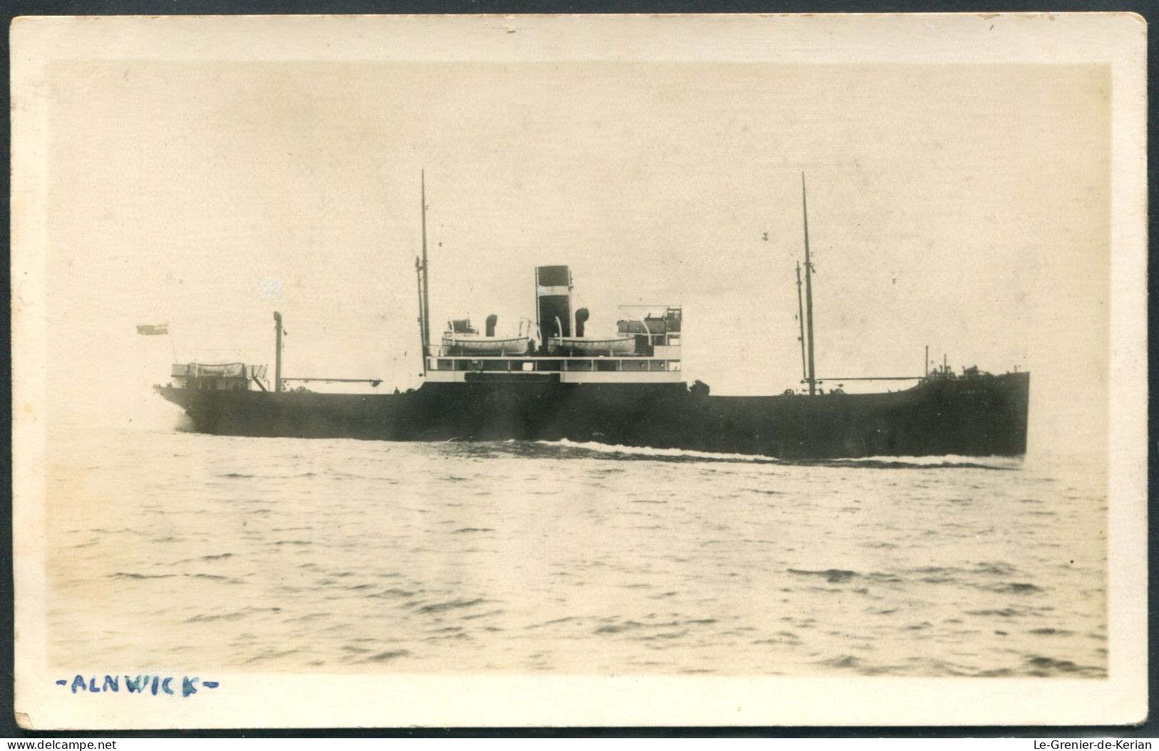 GB) Boat "ALNWICK" Passenger Cargo Ship - Photo Nautical Agency - See 2 Scans - Ferries
