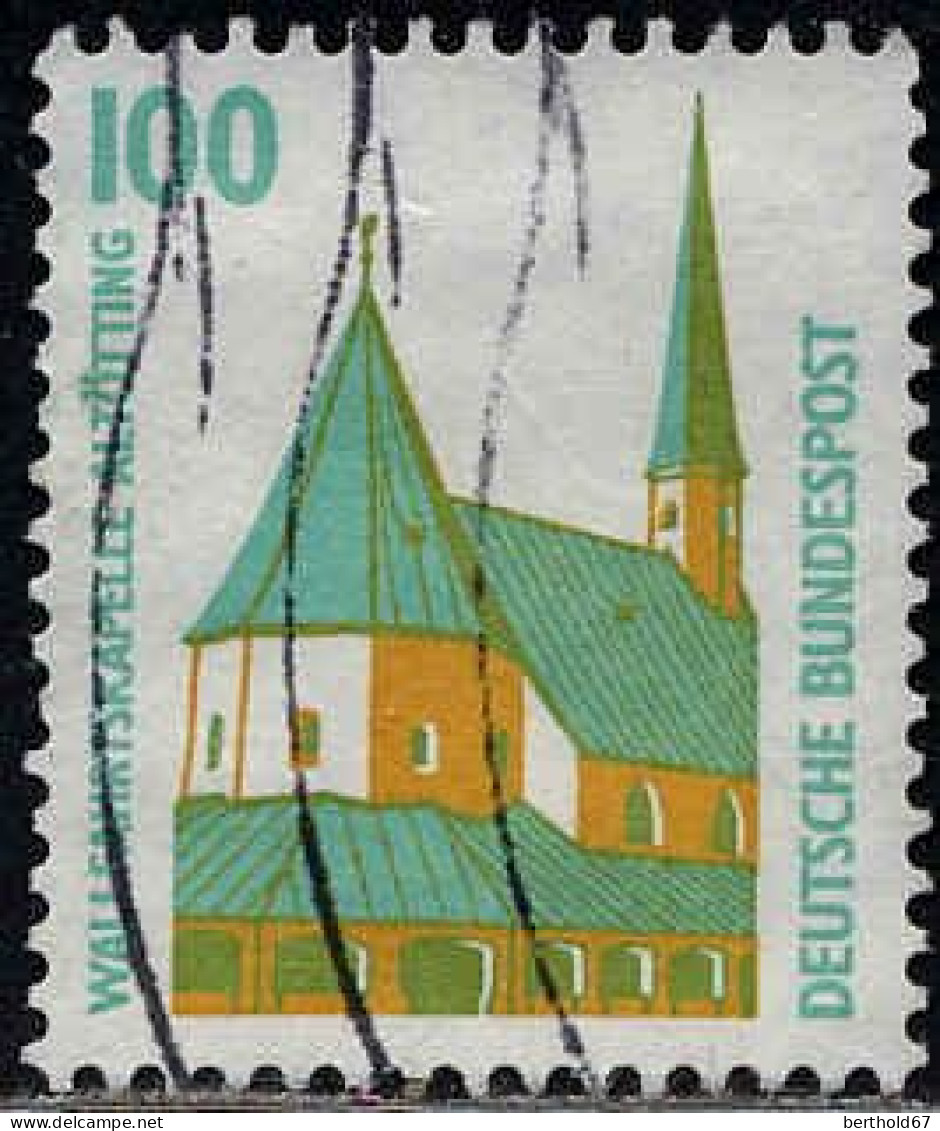 RFA Poste Obl Yv:1238 Mi:1406A Wallfahrtskapelle Altötting (Lign.Ondulées) (Thème) - Churches & Cathedrals