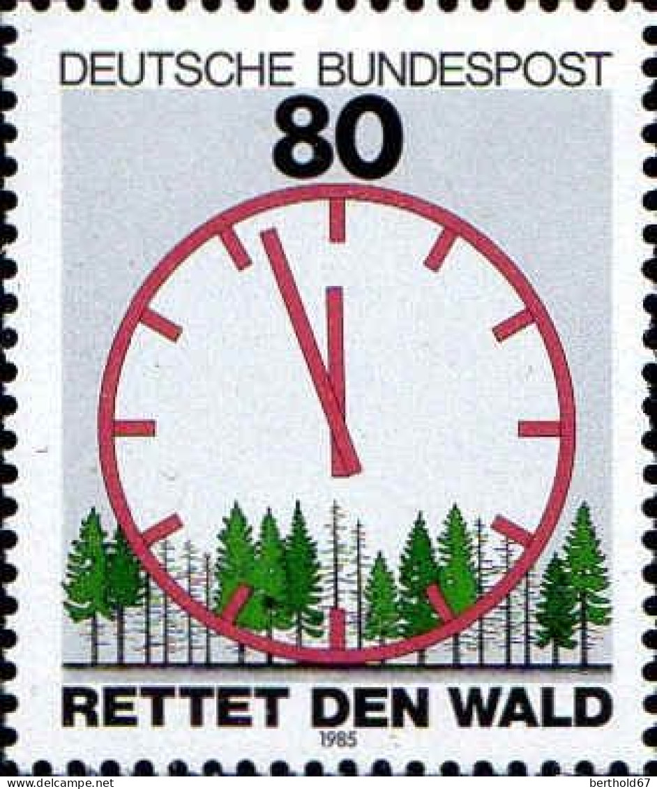 RFA Poste N** Yv:1085 Mi:1253 Rettet Den Wald (Thème) - Milieubescherming & Klimaat
