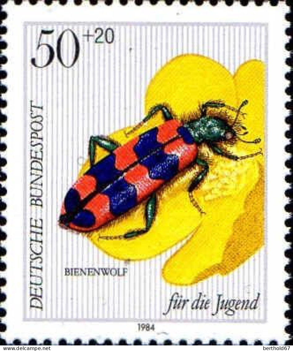 RFA Poste N** Yv:1034 Mi:1202 Für Die Jugend Bienenwolf (Thème) - Autres & Non Classés