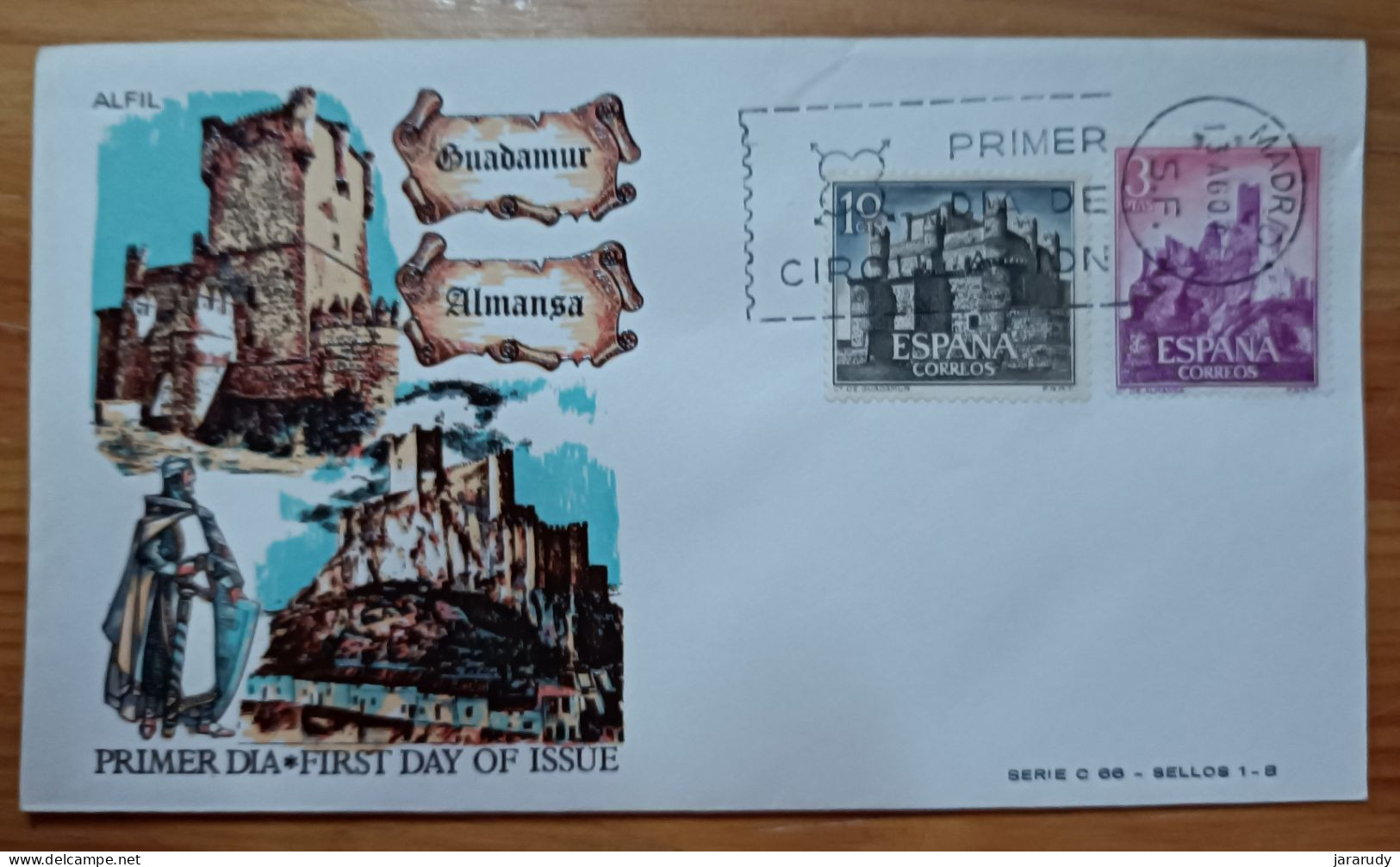 ESPAÑA CASTILLOS 1966 FDC/SPD MNH - FDC