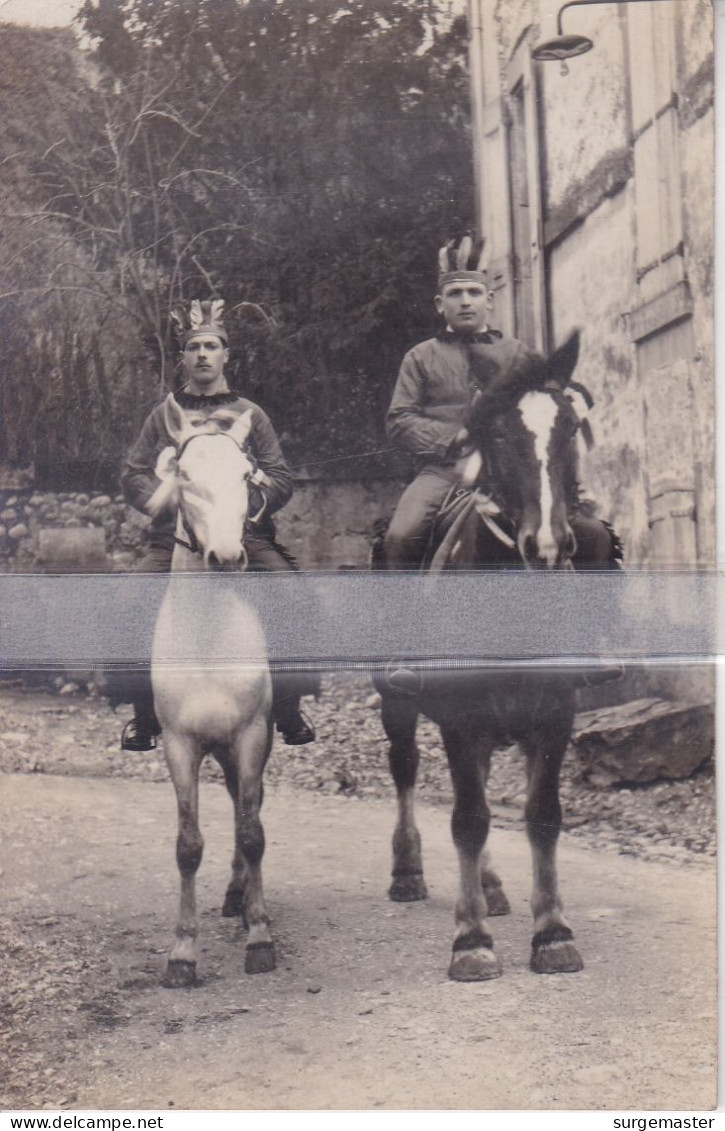 CPA PHOTO RARE BOURG-LES-VALENCE  PARC DU VALENTIN FÊTE DE L'EQUITATION 1924 - Autres & Non Classés