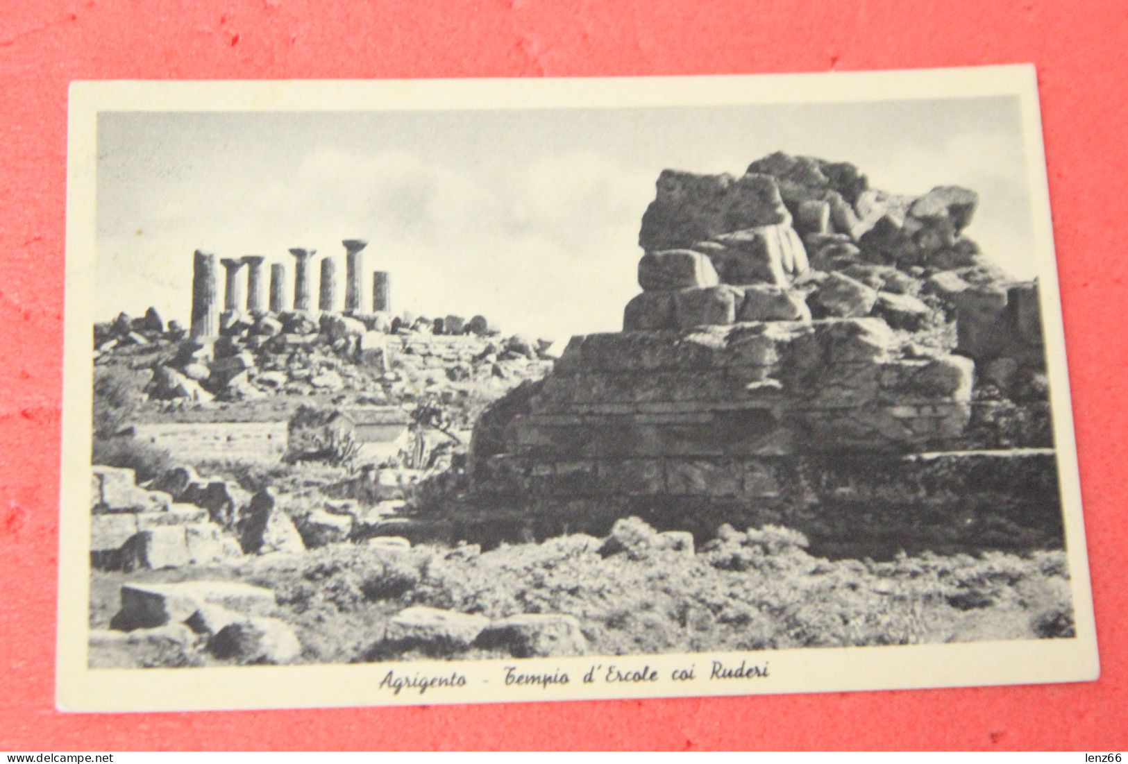 Agrigento Tempio Ercole E Ruderi 1953 Ed. Parlato - Agrigento