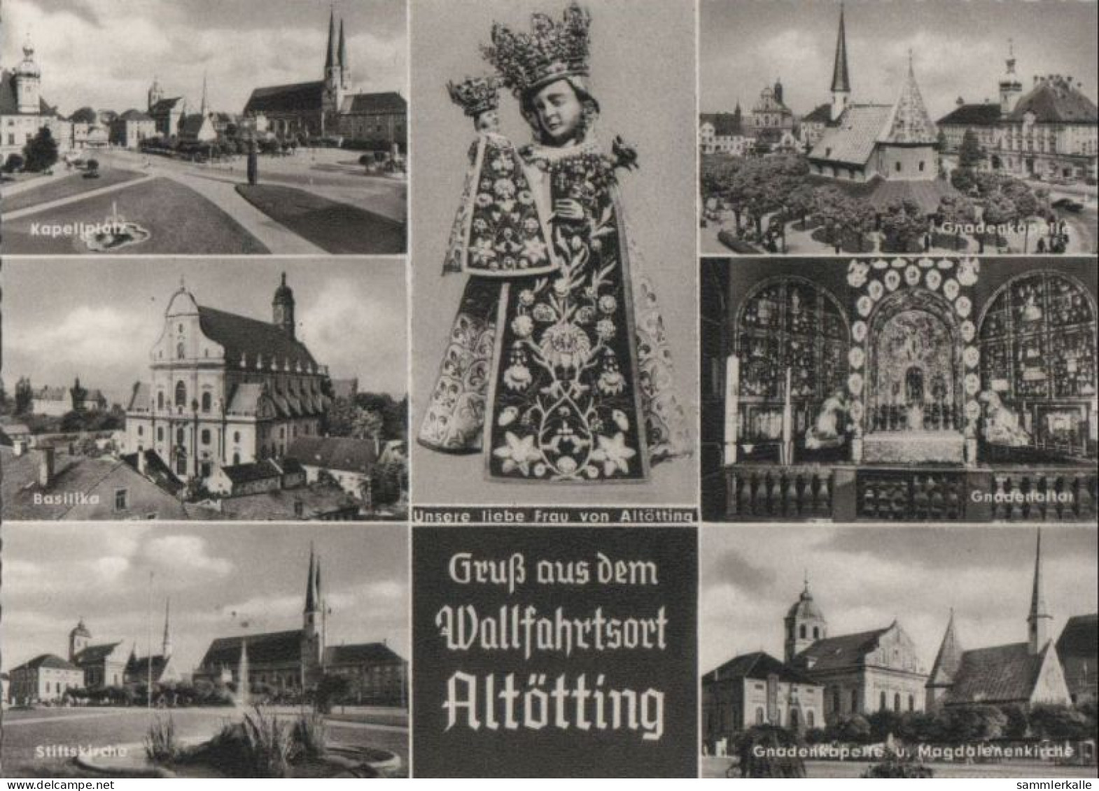 67844 - Altötting - U.a. Gnadenkapelle - Ca. 1960 - Altoetting
