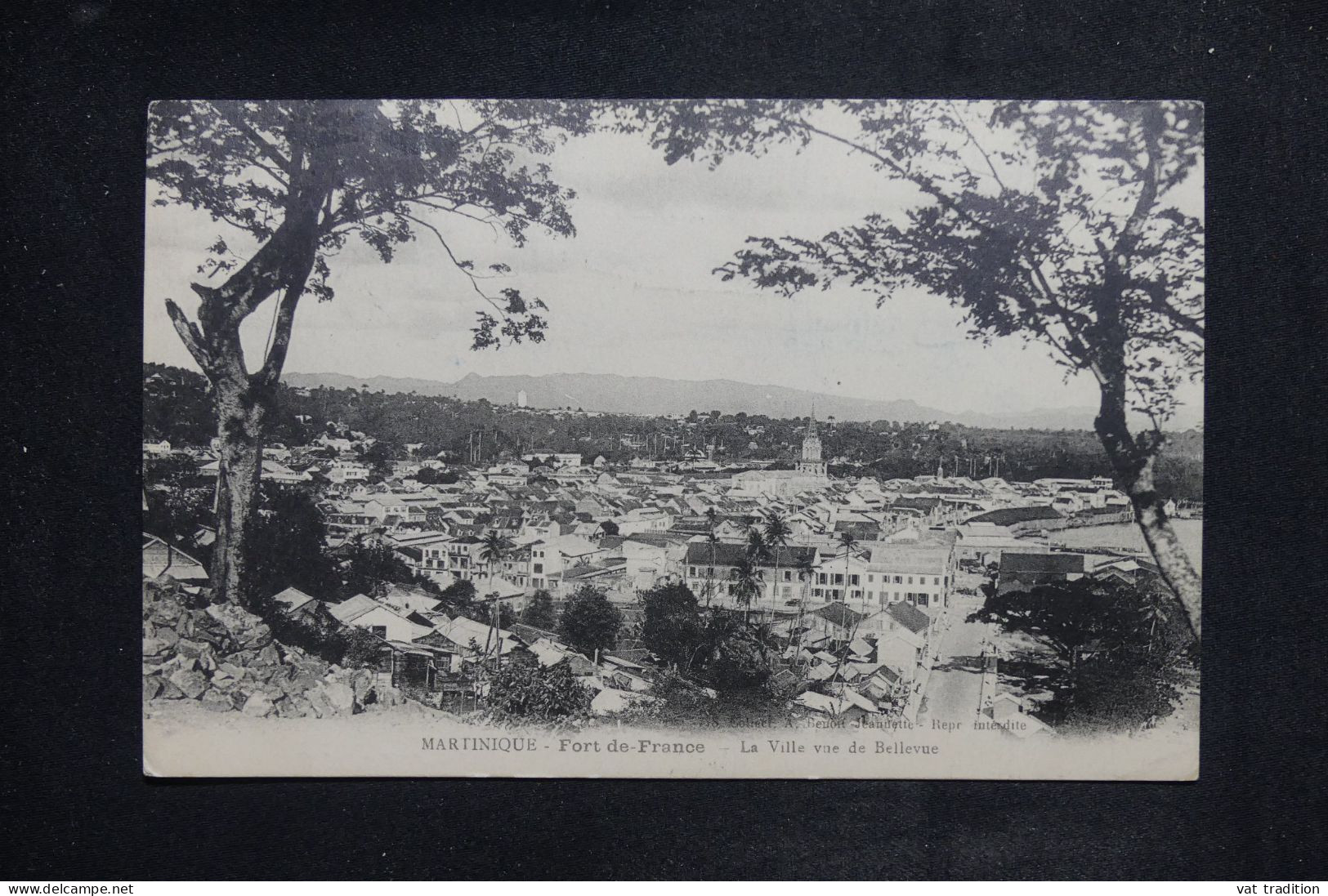 MARTINIQUE - Affranchissement De Fort De France Sur Carte Postale En 1940 Pour La France -  L 150989 - Brieven En Documenten