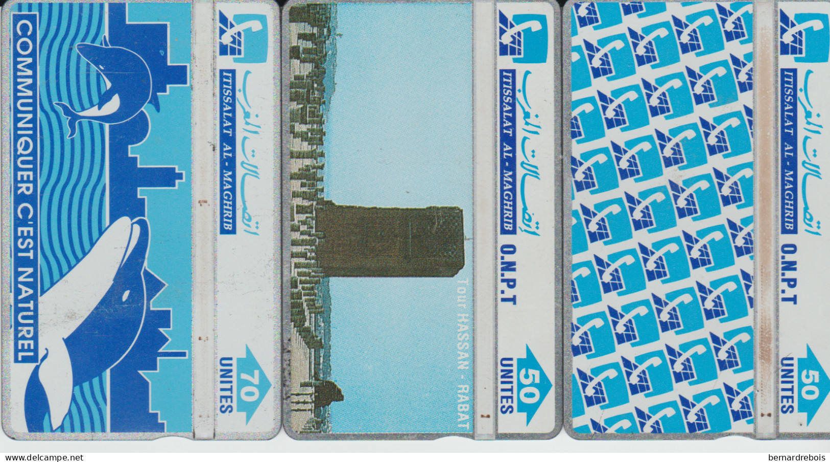 B11 - 3 TELECARTES MAGNETIQUES DU MAROC Pour 1 Euro - Malí