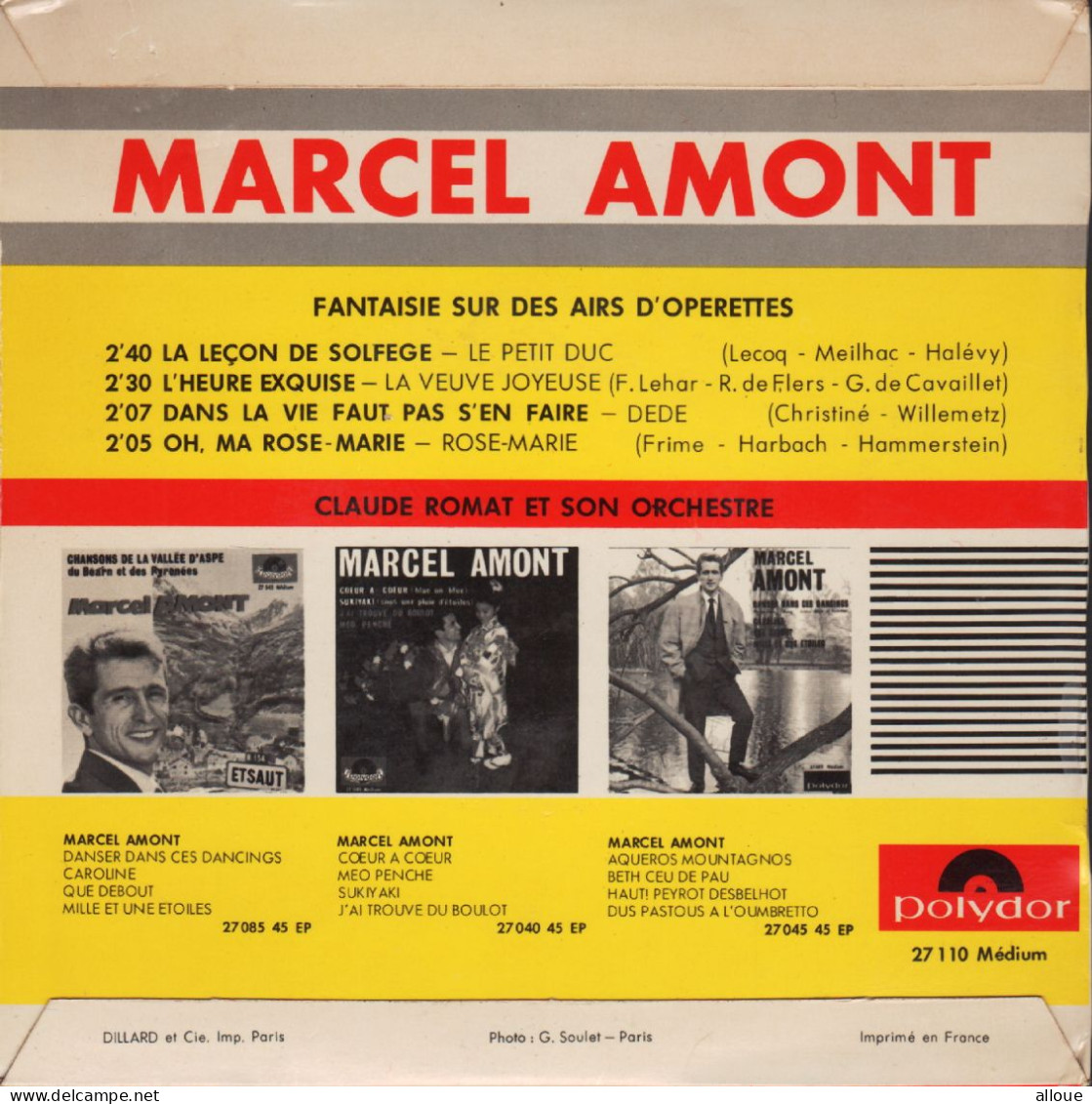 MARCEL AMONT - FR EP LA LECON DE SOLFEGE + 3 - Sonstige - Franz. Chansons