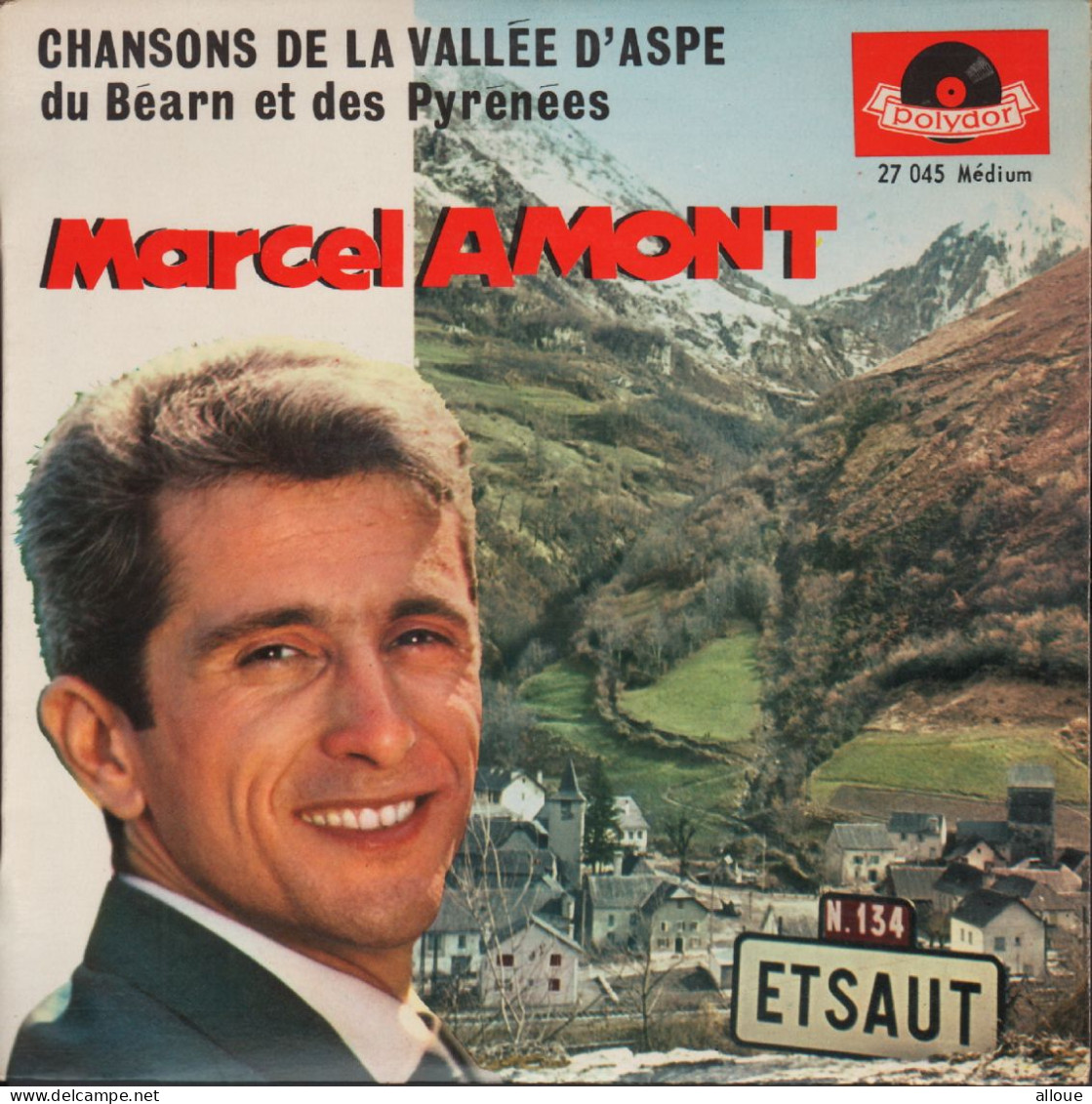 MARCEL AMONT - FR EP CHANSONS DE LA VALLEE D'ASPE : AQUEROS MOUNTAGNOS + 3 - Other - French Music