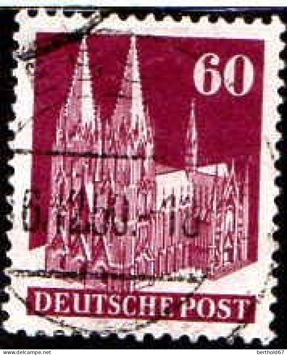 Allemagne Z.Anglo-Américaine Poste Obl Yv:61A Mi:93wg Kölner Dom (TB Cachet à Date) - Andere & Zonder Classificatie