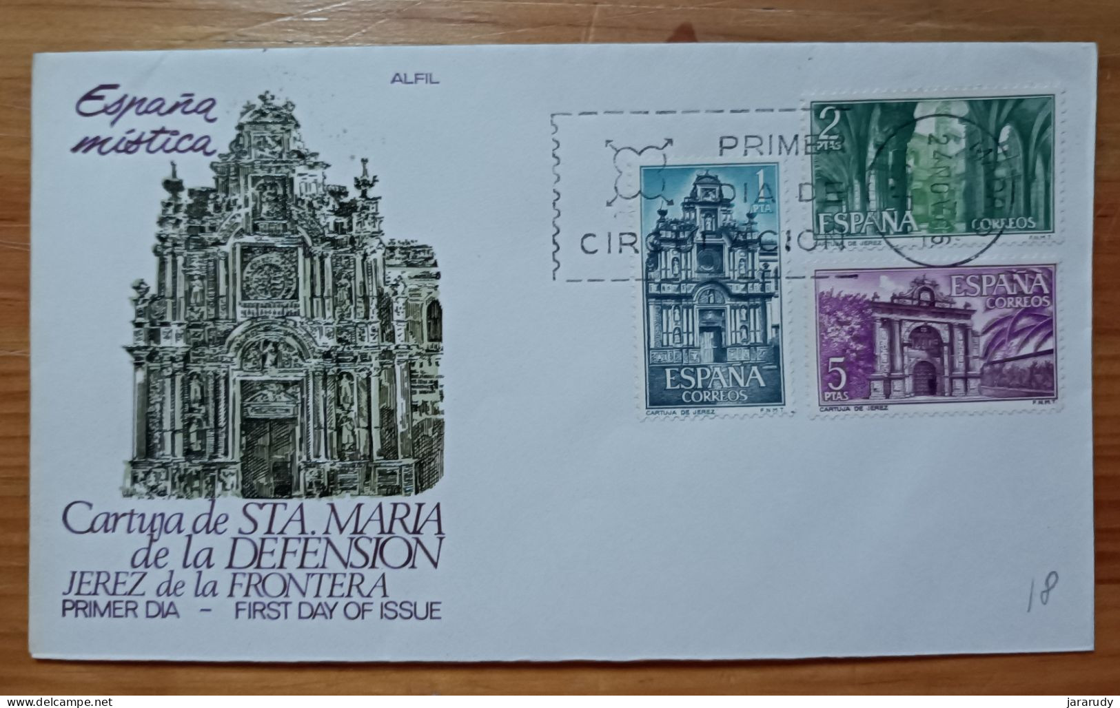 ESPAÑA CARTUJA 1966 FDC/SPD MNH - FDC