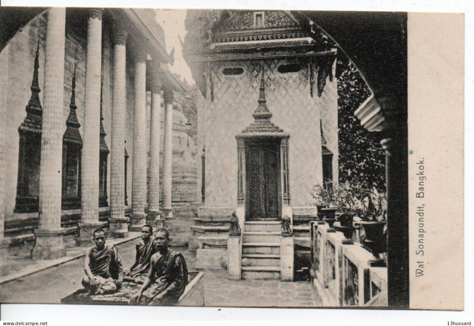 Carte Postale Ancienne Thaïlande - Bangkok. Wat Sonapundit - Thaïlande