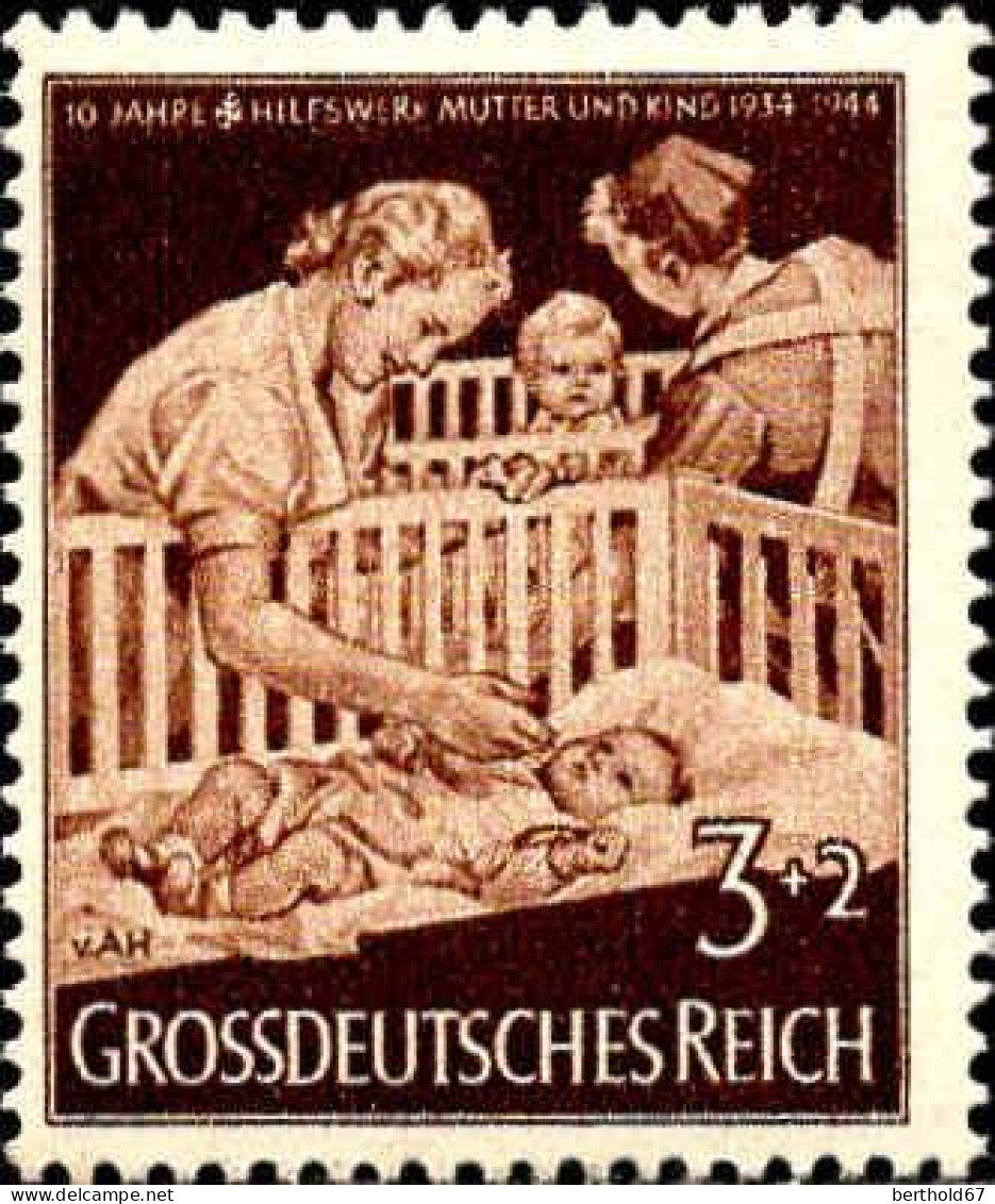 Allemagne Poste N** Yv:786/789 10.Anniversaire De L'Oeuvre Du Secours Aux Mères & Enfants - Ongebruikt