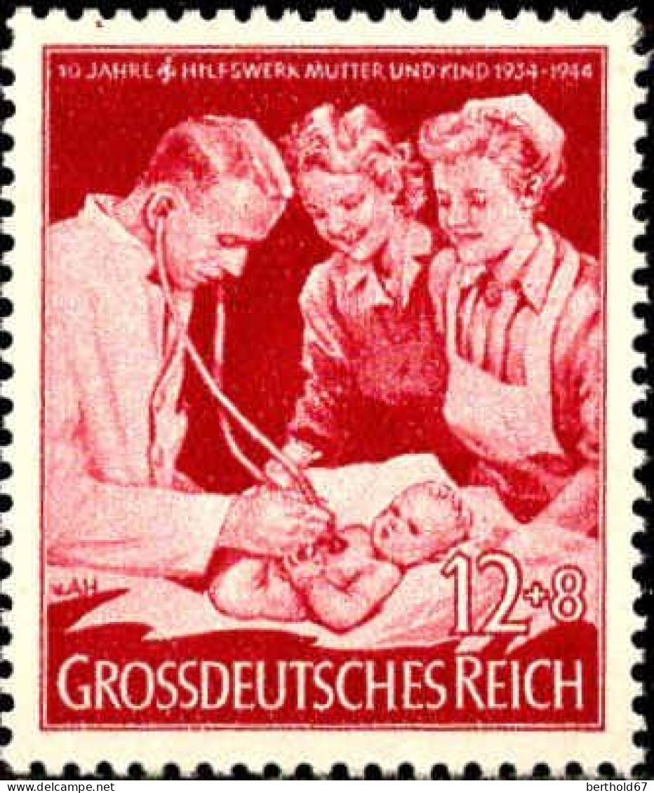 Allemagne Poste N** Yv:786/789 10.Anniversaire De L'Oeuvre Du Secours Aux Mères & Enfants - Ongebruikt