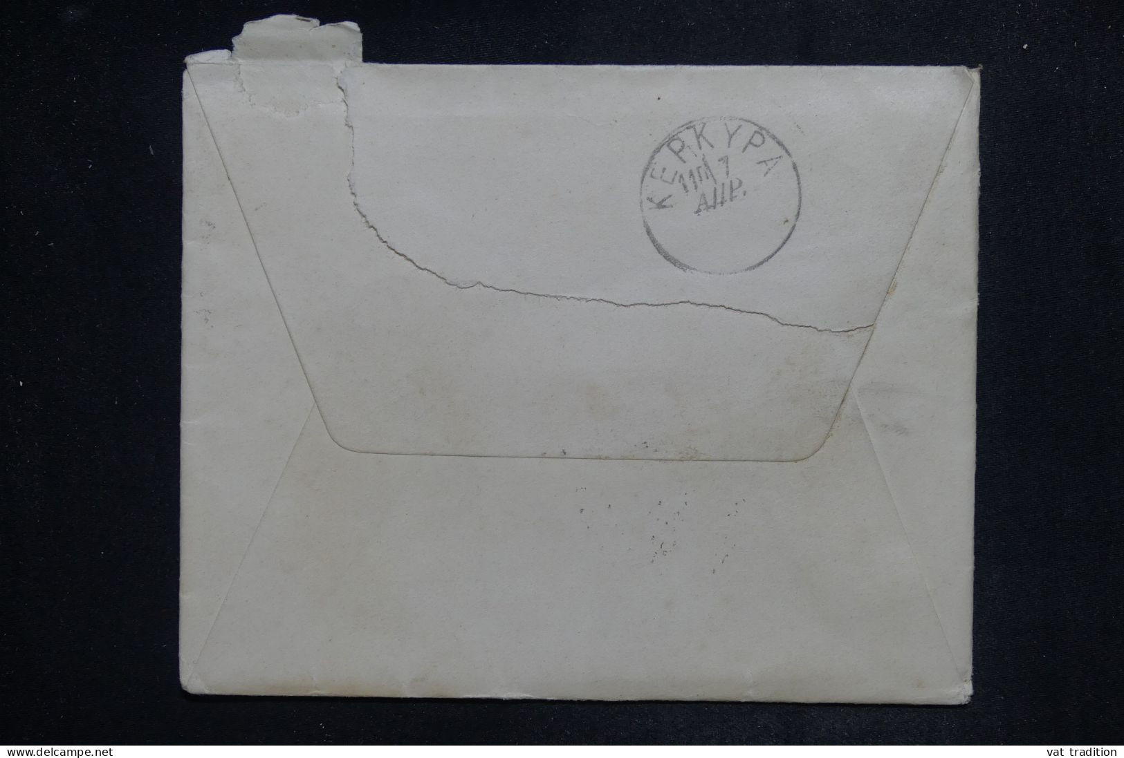 GRECE - Enveloppe  Pour Une Comtesse à Corfou En 1902 -  L 150993 - Briefe U. Dokumente