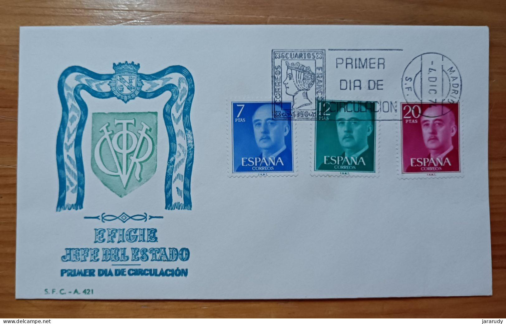 ESPAÑA BÁSICA 1974 FDC/SPD MNH - FDC