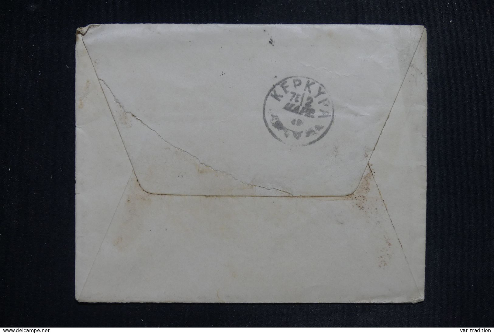 GRECE - Enveloppe  Pour Une Comtesse à Corfou En 1902 -  L 150996 - Lettres & Documents