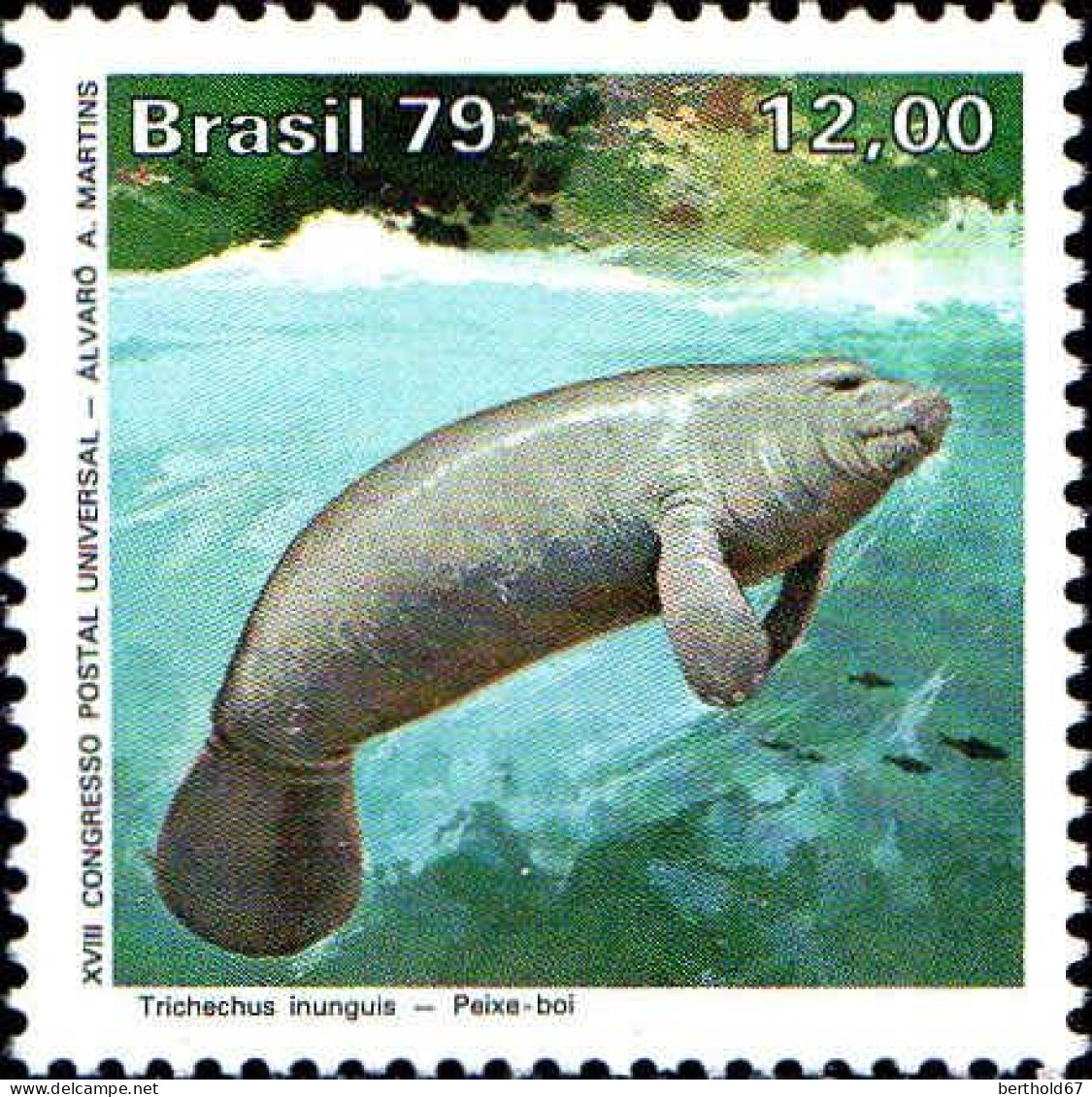 Brésil Poste N** Yv:1365/1367 28.Congrès De L'UPU - Unused Stamps