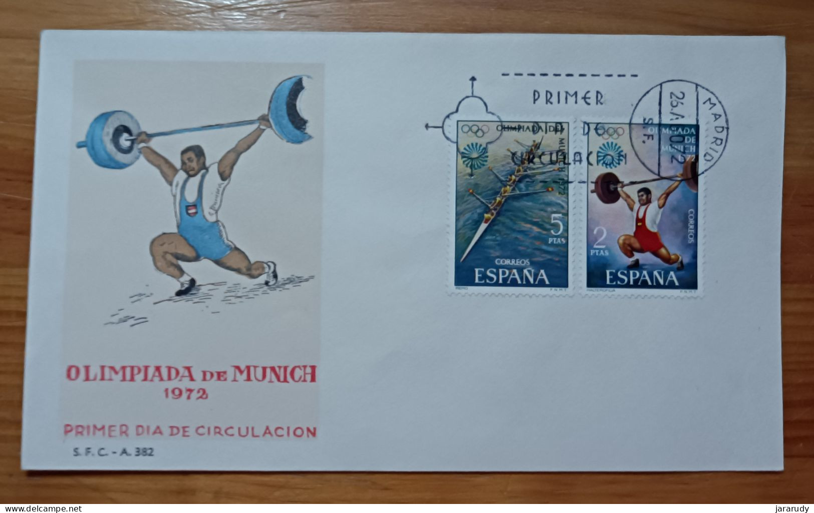 ESPAÑA DEPORTES 1972 FDC/SPD MNH - FDC