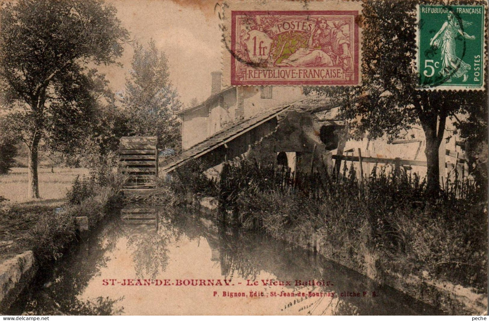 N°2 Z -cpa St Jean De Bournay -le Vieux Balloir- - Saint-Jean-de-Bournay