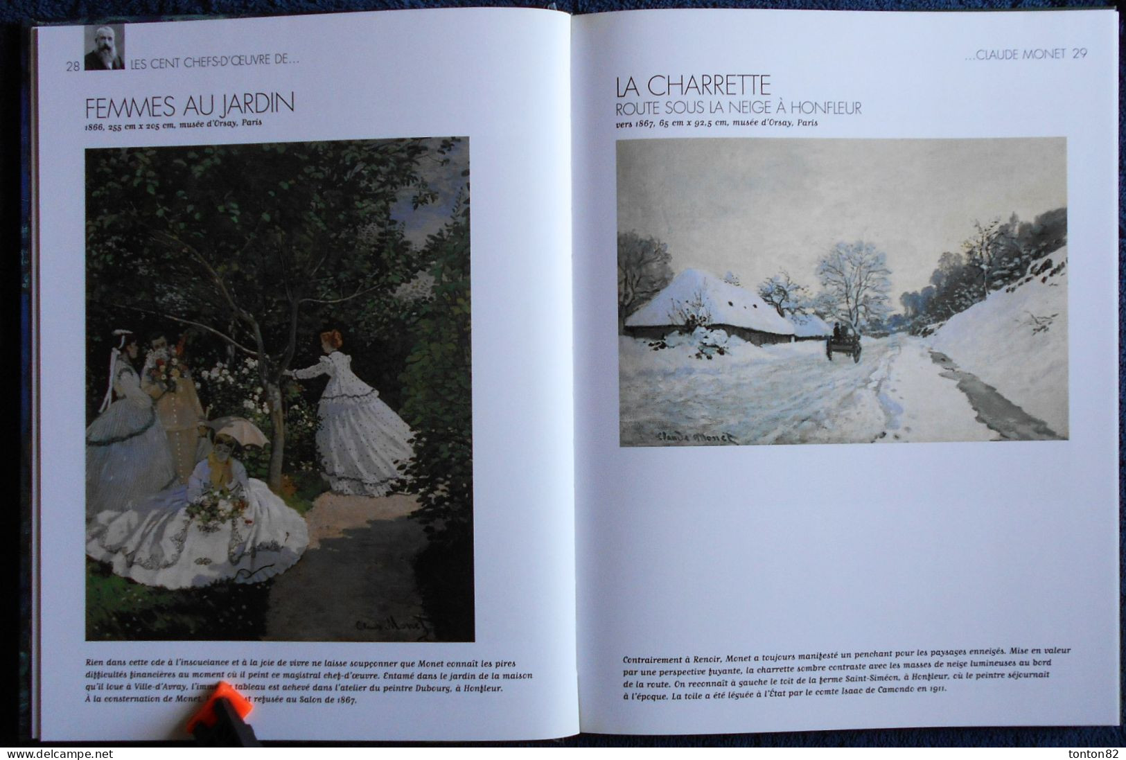 Les Cent Chefs-d'œuvre de CLAUDE MONET - La nature comme atelier - Éditions Atlas - ( 2009 ) .