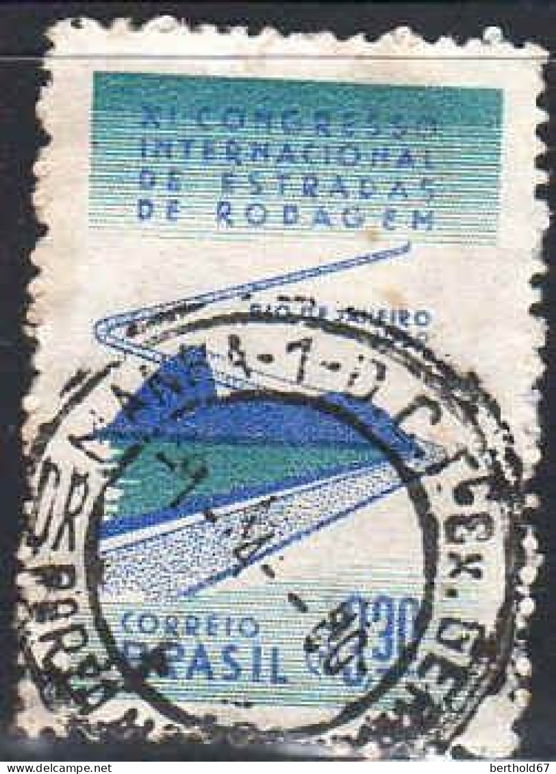 Brésil Poste Obl Yv: 682 Mi:961 Congresso Internacional De Estradas De Rodagem (TB Cachet à Date) - Gebraucht
