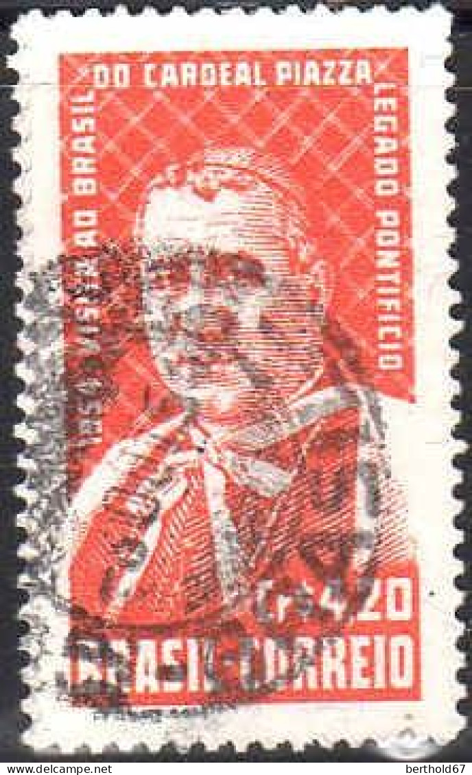 Brésil Poste Obl Yv: 589 Mi:845 Cardeal Piazza Legado Pontificio (TB Cachet Rond) - Used Stamps