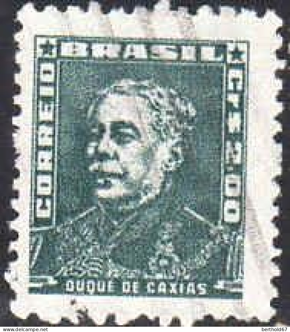 Brésil Poste Obl Yv: 584A Mi:868XI Duque De Caxias (Lign.Ondulées) - Gebruikt