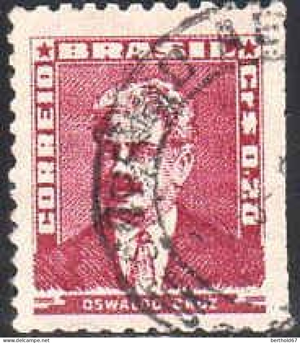 Brésil Poste Obl Yv: 578 Mi:849XI Oswaldo Cruz Médecin (Dents Courtes) - Oblitérés